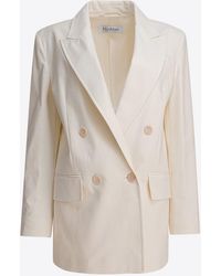 Max Mara - Suez Olimpia Double-Breasted Blazer - Lyst