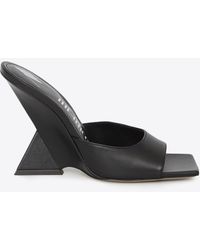 The Attico - Cheope 105 Leather Mules - Lyst