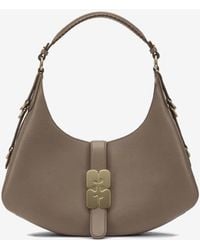 Ganni - Small Kat Leather Shoulder Bag - Lyst