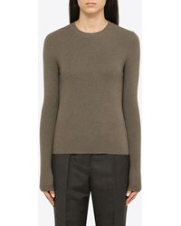 Our Legacy - Compact Rib-Knit Sweater - Lyst