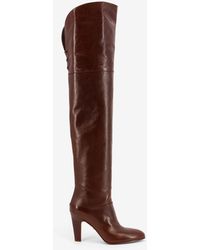 Chloé - Eve 90 Over-The-Knee Leather Boots - Lyst
