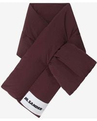 Jil Sander - Logo Label Padded Scarf - Lyst