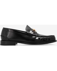 Versace - Medusa '95 Polished Leather Loafers - Lyst