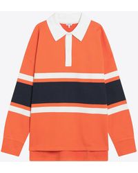 Loewe - Embroidered Anagram Long-Sleeved Polo T-Shirt - Lyst