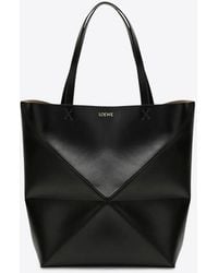 Loewe - Xl Puzzle Fold Calf Leather Tote Bag - Lyst