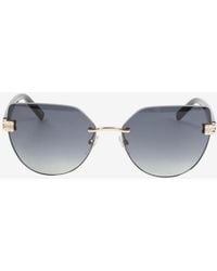 Chopard - Rimless Butterfly Sunglasses With Crystals - Lyst