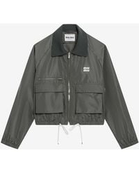 Miu Miu - Technical Blouson Jacket - Lyst