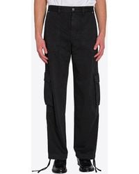 Loewe - Straight-Leg Cargo Pants - Lyst