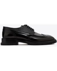 Alexander McQueen - Lace-Up Brogue Shoes - Lyst