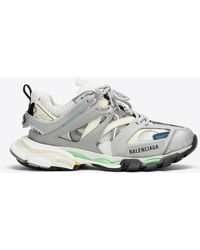 Balenciaga - 60mm Track Faux Leather Sneakers - Lyst