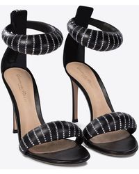 Gianvito Rossi - Bijoux 105 Crystal Embellished Sandals - Lyst