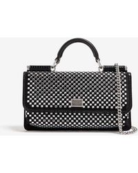 Dolce & Gabbana - Crystal-Embellished Mini Top Handle Bag - Lyst