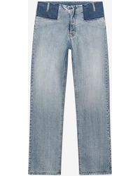 Maison Margiela - Patchwork Straight Jeans - Lyst