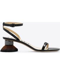 Loewe - Petal Brush Sandals 40 - Lyst
