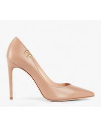 Roberto Cavalli - 105 Tiger Tooth Pumps In Calf Leather - Lyst
