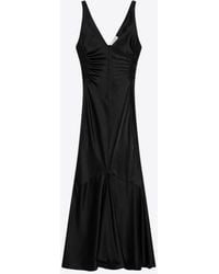 Sportmax - Katia V-Neck Midi Dress - Lyst