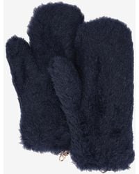 Max Mara - Ombrat Teddy Mittens - Lyst