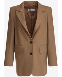 Max Mara - Kitten Single-Breasted Wool Blazer - Lyst