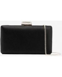 Jimmy Choo - Clemmie Satin Clutch Bag - Lyst