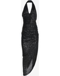 In the mood for love - Madeleine Sequined Halter Dress - Lyst