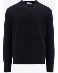 Off-White c/o Virgil Abloh - Mohair Blend Sweater With Arrow Motif - Lyst
