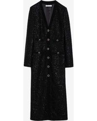 Alessandra Rich - Sequin Embellished Tweed Midi Dress - Lyst