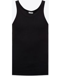 Dolce & Gabbana - Sleeveless Ribbed T-Shirt - Lyst