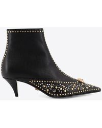 Versace - Studded La Medusa Anke Boots - Lyst