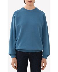 Chloé - Logo-Embroidered Pullover Sweatshirt - Lyst