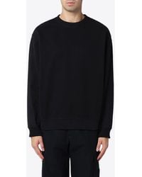 Stone Island - Logo-Embroidered Crewneck Sweater - Lyst