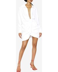 Jacquemus - La Robe Bahia Mini Shirt Dress - Lyst
