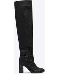 Lemaire - 80 Anatomic Over-The-Knee Leather Boots - Lyst