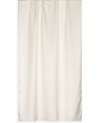 Ferragamo - Silk-Blend Monogram Jacquard Scarf - Lyst