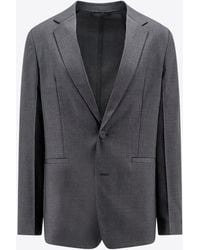 Givenchy - Single-Breasted Wool Jacket - Lyst