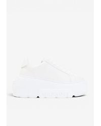 Casadei - Nexus Platform Leather Sneakers - Lyst