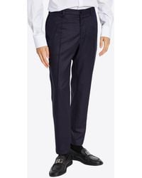 Dolce & Gabbana - Tailored Straight-Leg Wool Pants - Lyst
