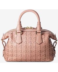 Serapian - Mini Ani Mosaico Leather Top Handle Bag - Lyst