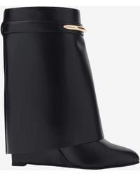 Givenchy - Shark Pinch 95 Leather Mid-Calf Boots - Lyst