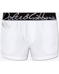 Dolce & Gabbana - Logo Swim Briefs - Lyst