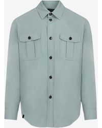 Brioni - Long-Sleeved Silk Shirt - Lyst