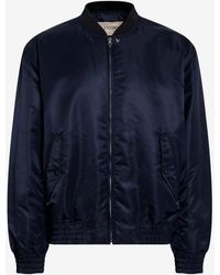 Valentino - Zip-Up Bomber Jacket - Lyst