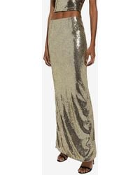 Dolce & Gabbana - Sequined Mermaid Maxi Skirt - Lyst