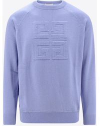 Givenchy - 4G Embossed Cashmere Sweater - Lyst