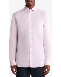 Etro - Pegaso Embroidered Linen Shirt - Lyst