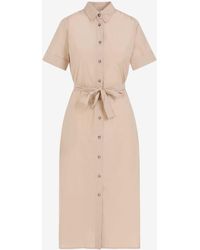 Peserico short-sleeve shirt dress - Pink