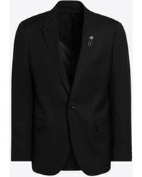 Lardini - Single-Breasted Buttoned Blazer - Lyst