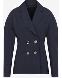 Givenchy - Double-Breasted Blazer - Lyst
