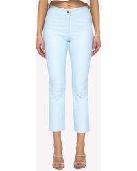 Arma - Cropped Leather Pants - Lyst