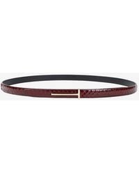 Tom Ford - Python Leather Belt - Lyst
