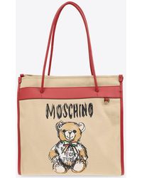 Moschino - Teddy Bear Logo Tote Bag - Lyst